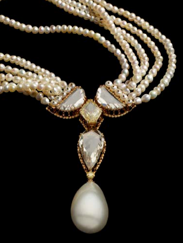 Alexandre Reza natural pearl necklace
