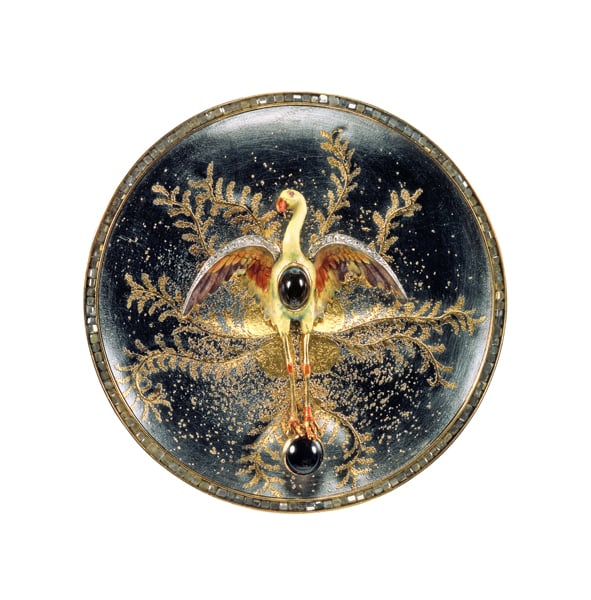 Atelier Zobel • Flamingo brooch/pendant