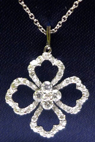 Door Prize PS GTG 2016:  3/4 Ct Flower Cluster Diamond Necklace From David Atlas & Co.