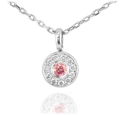 Fancy Pink Diamond Pendant by Leibish & Co.