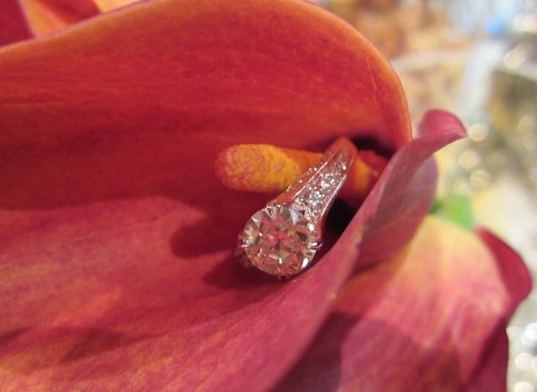 Vintage-Style Solitaire with Old European Cut Diamond