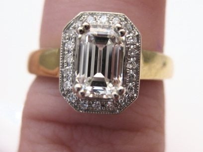 Emerald Cut with Halo