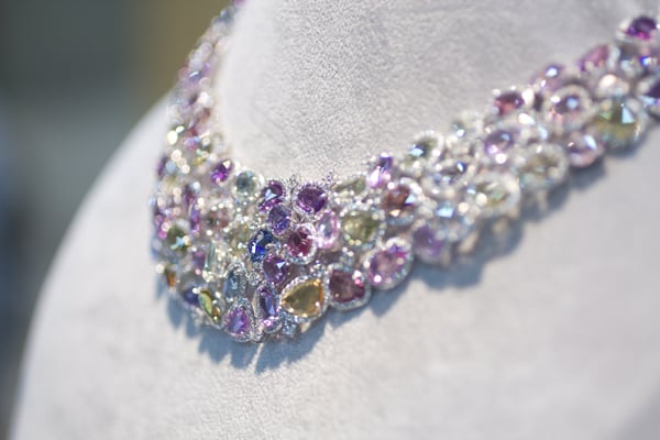Omi Privé Sapphire and Diamond Necklace