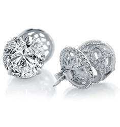 Steven Kirsch Diamond Stud Earrings