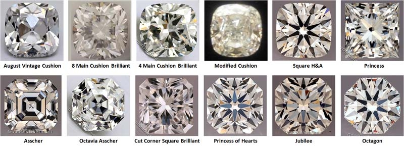 Cushion Cuts Under ASET Scope, is it me or the diamonds?!? : RockyTalky ...