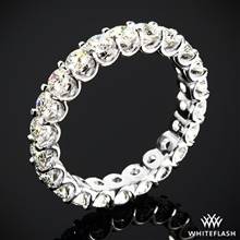 1.90ctw Platinum Annette's U-Prong Eternity Diamond Wedding Ring (Size 4.5) | Whiteflash