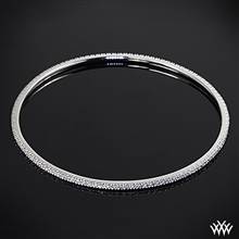 14k White Gold Diamond Eternity Bangle | Whiteflash