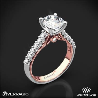 Verragio two tone on sale engagement rings