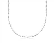 16" Cable Chain In Platinum (1.5mm) | Blue Nile