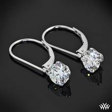 18k White Gold "Inspiration-Al" Diamond Earring Settings | Whiteflash