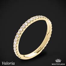 18k Yellow Gold Valoria Cathedral French-Set Diamond Wedding Ring | Whiteflash