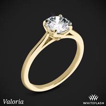 18k Yellow Gold Valoria Tulip Solitaire Engagement Ring | Whiteflash