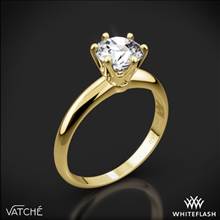 18k Yellow Gold Vatche U-113 6-Prong Solitaire Engagement Ring | Whiteflash