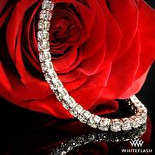 2.80ctw Platinum Four-Prong Timeless Lab Created Diamonds Tennis Bracelet | Whiteflash