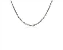 20" Cuban Chain In Platinum (3.5 mm) | Blue Nile