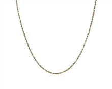 20" Diamond Cut Milano Rope Chain In 14k Yellow Gold (2.25 mm) | Blue Nile