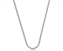 20" Wheat Chain In 14k White Gold (1.2 mm) | Blue Nile