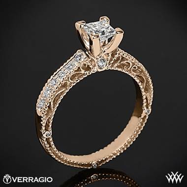 Verragio rose gold store engagement rings