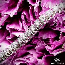 3.00ctw Platinum "X-Prong" Diamond Tennis Bracelet | Whiteflash