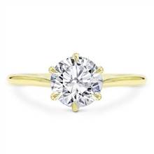 6 Prong Custom Fit Basket Solitaire | Adiamor