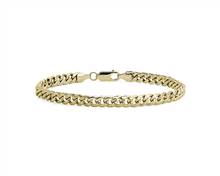 8" Men's Miami Cuban Link Bracelet In 14k Yellow Gold (6 mm) | Blue Nile