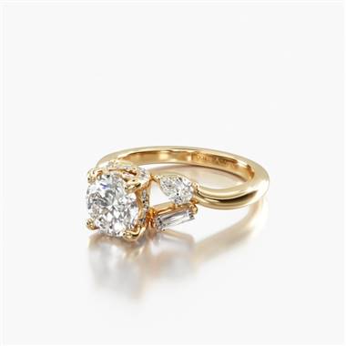 James allen oval on sale halo engagement ring