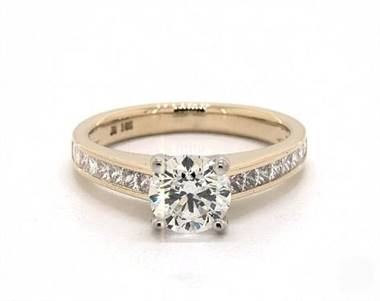 Princess Cut Diamond Wedding Set (Setting Price)