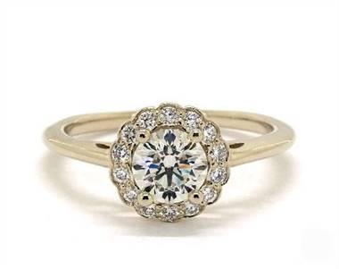 James allen halo hot sale engagement ring