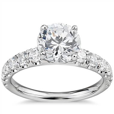 Blue nile graduated diamond on sale ring