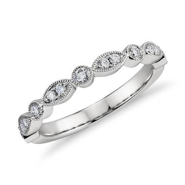 Milgrain marquise and dot best sale diamond ring