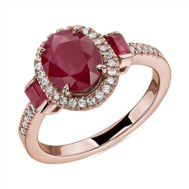 Blue nile clearance ruby rings