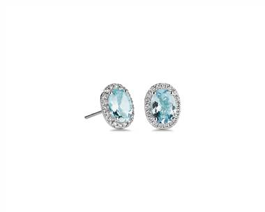 Blue nile diamond on sale earrings