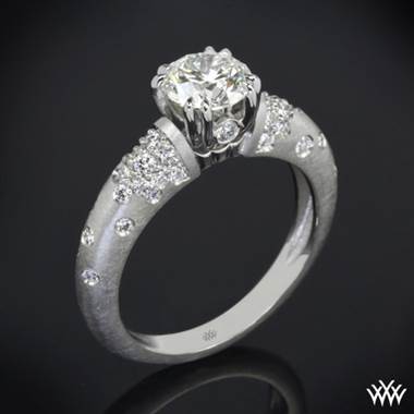 Palladium solitaire store engagement ring