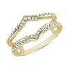 Pointed Diamond Insert in 18k Yellow Gold (1/4 ct. tw.)