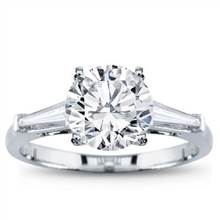 Tapered Baguette Three Stone Setting | Adiamor