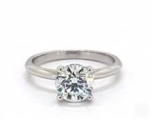 Timeless Solitaire, Adorned Basket Engagement Ring in 14K White Gold 2.00mm Width Band (Setting Price) | James Allen