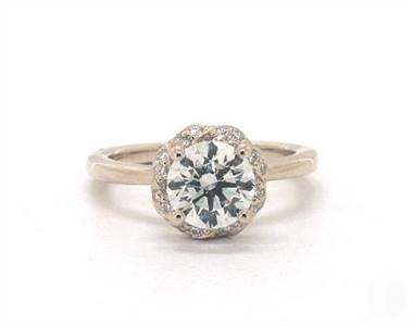 James allen twisted pave sale engagement ring