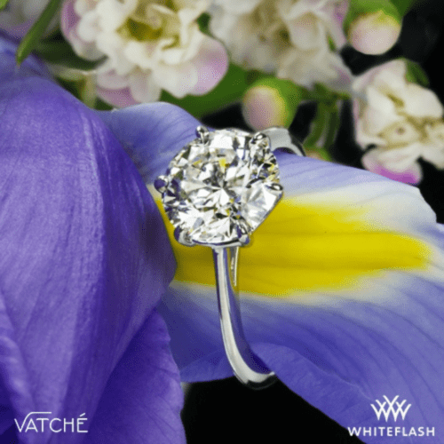 Platinum Vatche 1513 Felicity Solitaire Engagement Ring