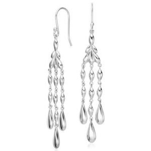 Grab the vintage chandelier drop earrings set in sterling silver from Blue Nile 