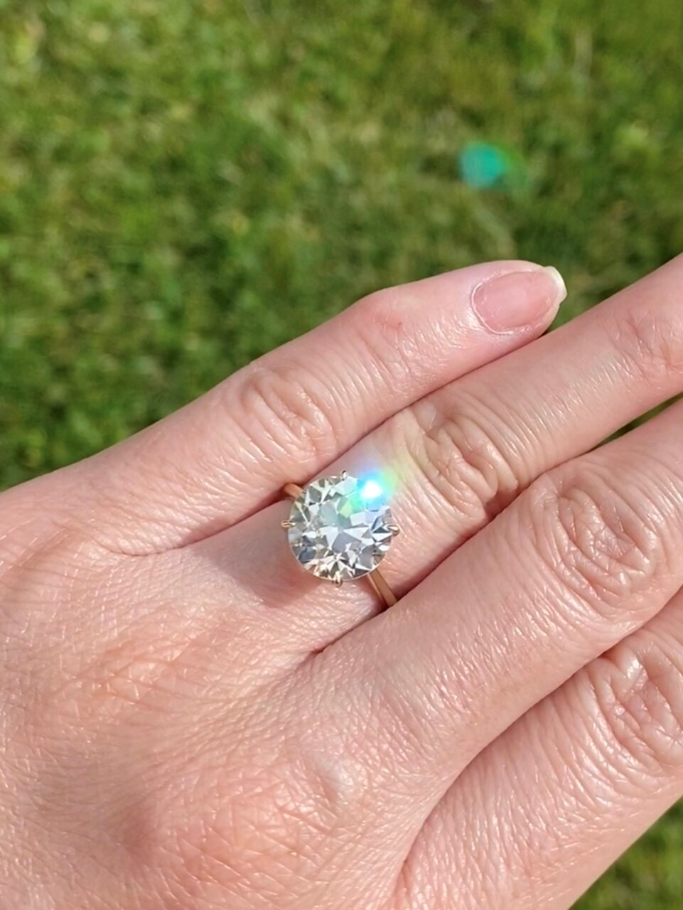 Jewel Of The Week 4 Ct OEC Engagement Ring