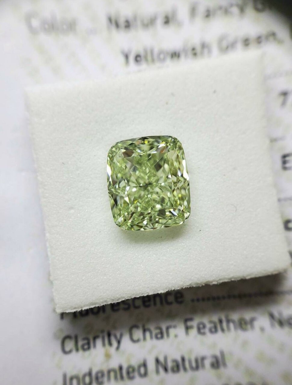 Jewel of the Week: Fancy Greyish Yellowish Green Diamond