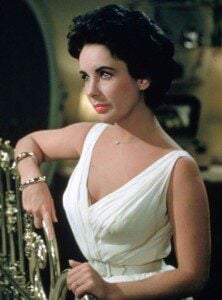 Elizabeth Taylor starring in Cat On A Hot Tin Roof in 1958.