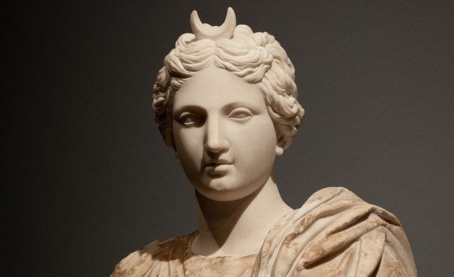 The Greek Goddess of the Moon, Selene.