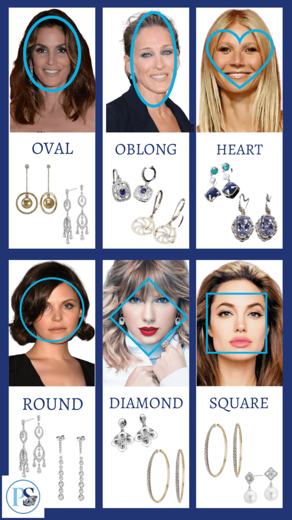 Matching Earrings to Face Shape | PriceScope