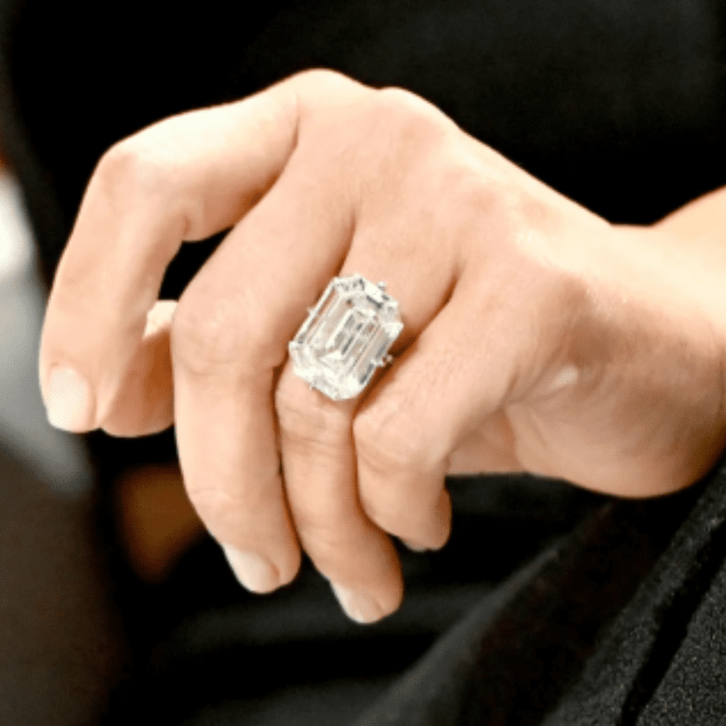 Kim Kardashian engagement ring