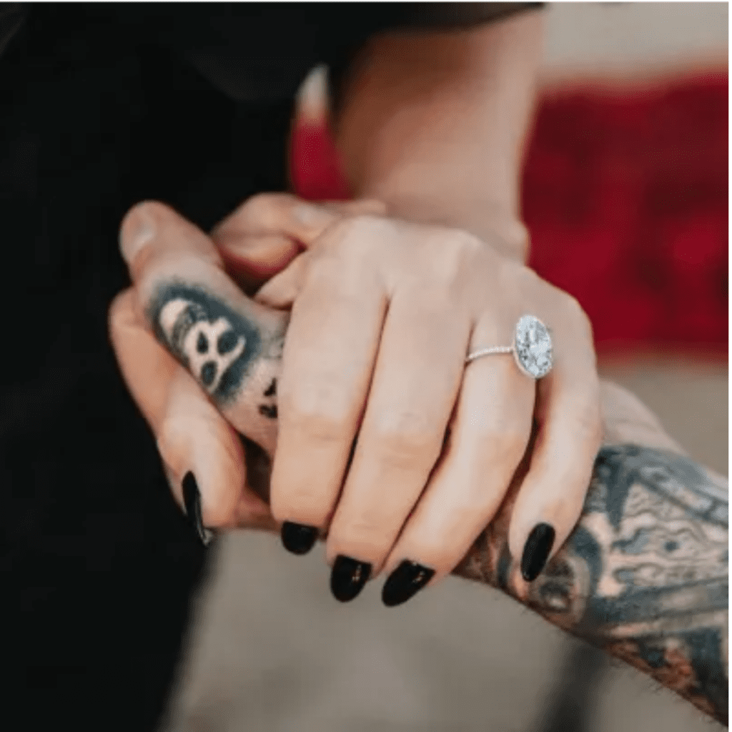 Kourtney Kardashian engagement ring