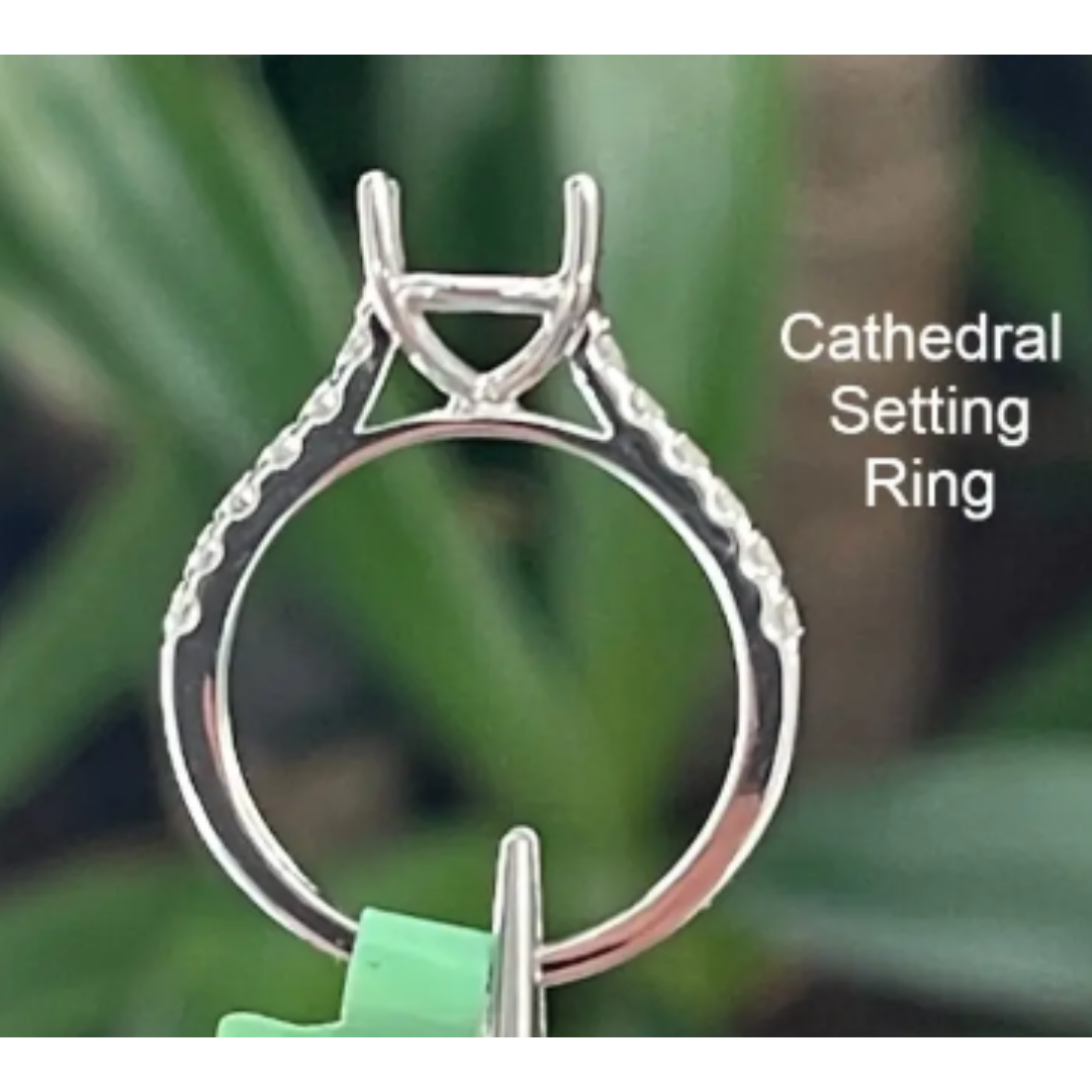 Cathedral Engagement Ring Settings | PriceScope