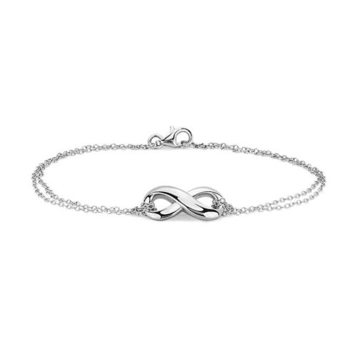 Infinity Chain Bracelet In Sterling Silver