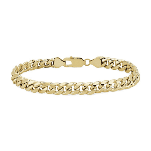 Miami Cuban Link Bracelet In 14K Yellow Gold