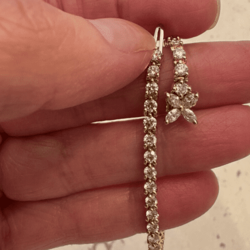 Tiffany & Co. Diamond Floral Bracelet